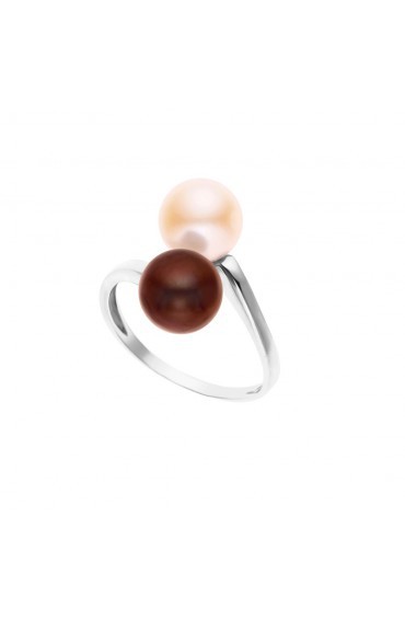 Bague Silver Duo Pearls