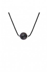 Genuine Black Pearl Necklace