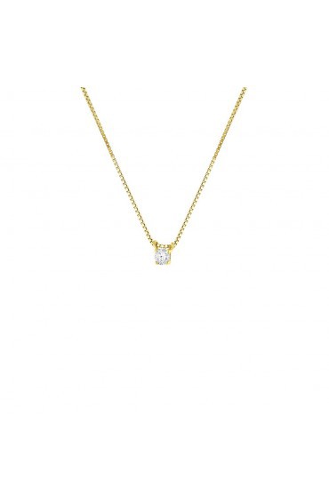 Collier Or Solitaire Diamant