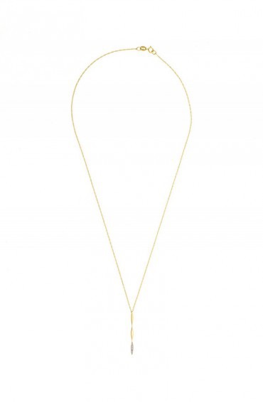 Gold Necklace With Diamonds