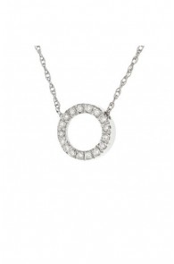 Collier Or Cercle Diamants