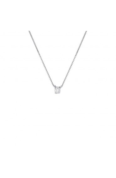 Gold Necklace With Solitaire Diamond