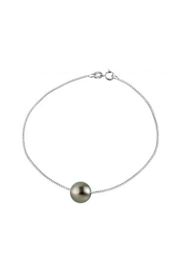 Silver Bracelet Genuine Tahitian Pearl