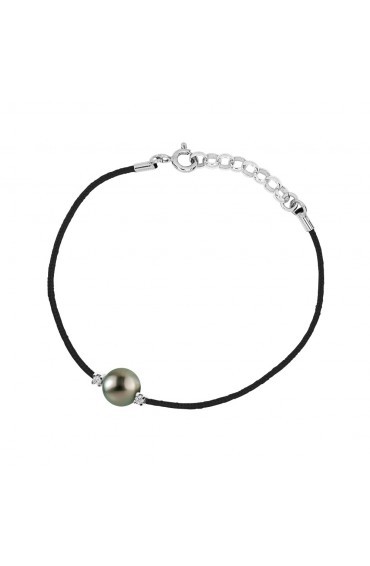 Bracelet Perle de Tahiti & Véritables Diamants